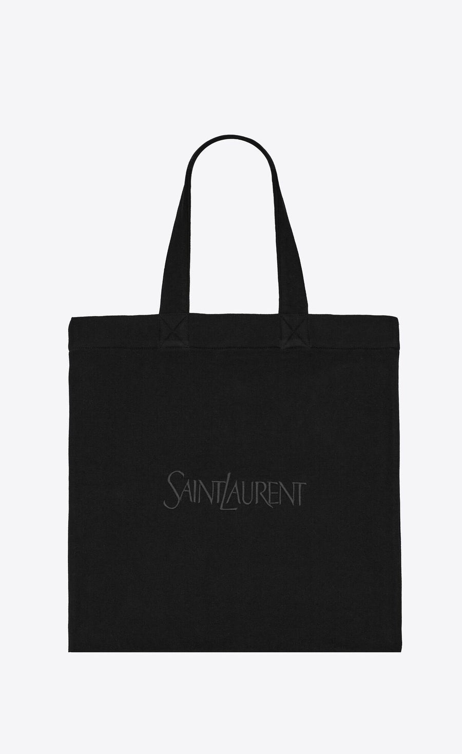 Saint Laurent Tote Bag in Fleece in Black
