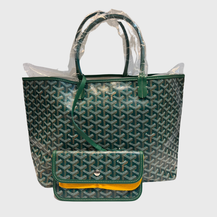 Goyard Saint Louis Tote Canvas Green SHW