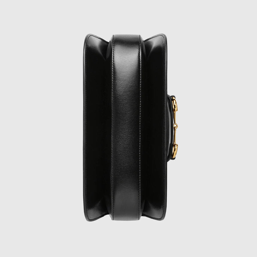 กระเป๋าสะพายไหล่ Gucci Horsebit 1955 สีดำ 