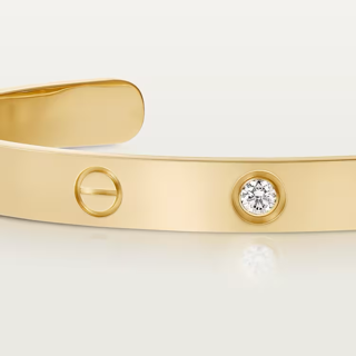 Cartier LOVE BRACELET, 1 DIAMOND Yellow gold, diamond
