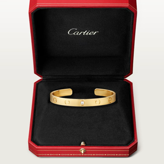 Cartier LOVE BRACELET 1 DIAMOND เยลโลว์โกลด์ เพชร 