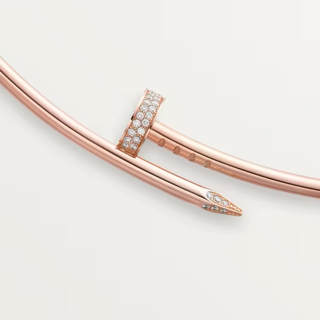 Cartier JUSTE UN CLOU NECKLACE Rose gold, diamonds – Perrine Porter