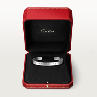 Cartier LOVE BRACELET, 1 DIAMOND White gold, diamond