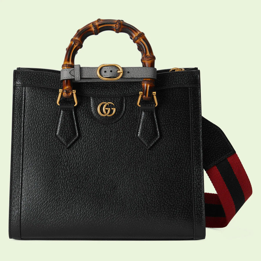 กระเป๋า Tote ขนาดเล็ก Gucci Diana สีดำ 