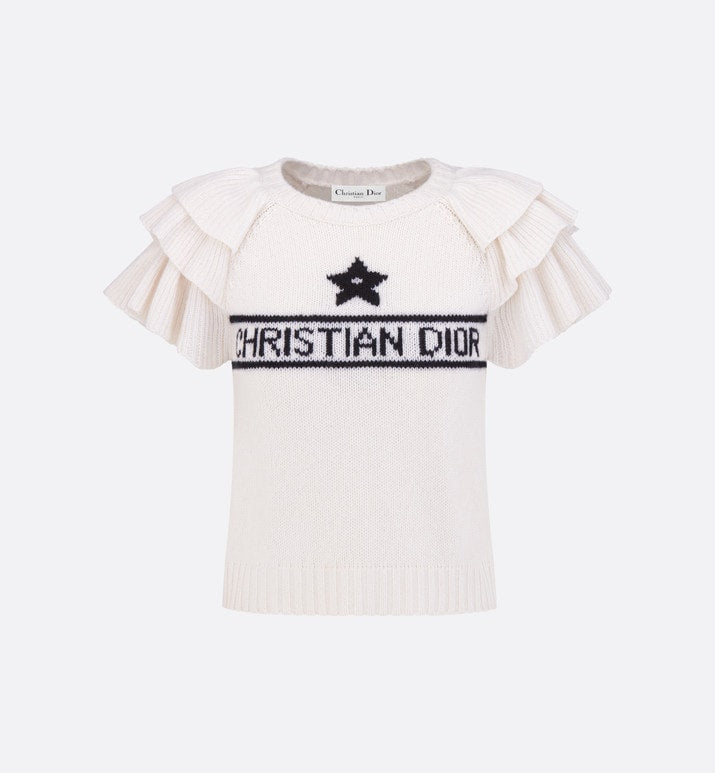 เสื้อสเวตเตอร์ DIOR พร้อม RUFFLES TOP – Perrine Porter